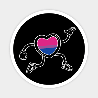 Pride Heart - Bisexual Magnet